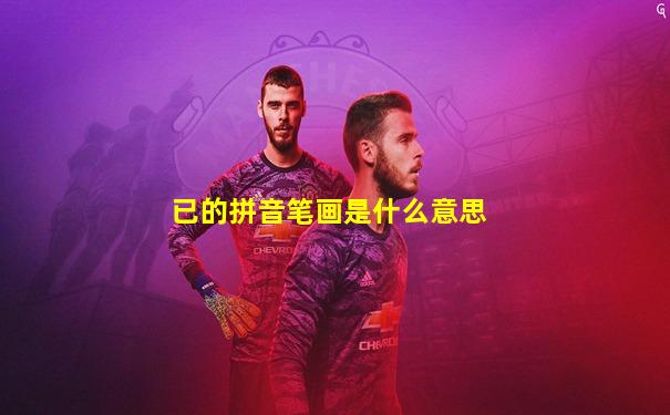 已的拼音笔画是什么意思