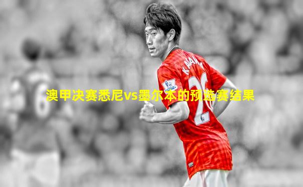 澳甲决赛悉尼vs墨尔本的预选赛结果