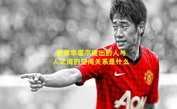爱德华霍尔提出的人与人之间的空间关系是什么