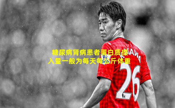 糖尿病肾病患者蛋白质摄入量一般为每天每公斤体重