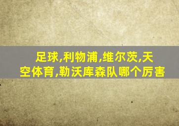 足球,利物浦,维尔茨,天空体育,勒沃库森队哪个厉害