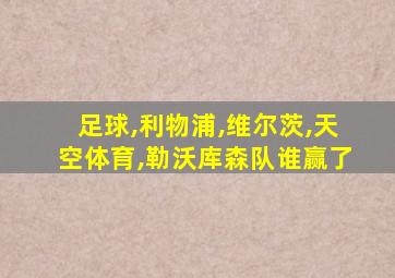 足球,利物浦,维尔茨,天空体育,勒沃库森队谁赢了